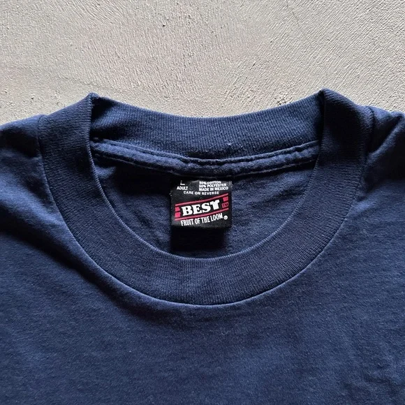 vintage 90s single stitch fruit of the loom credit union tshirt - Picture 4 of 4